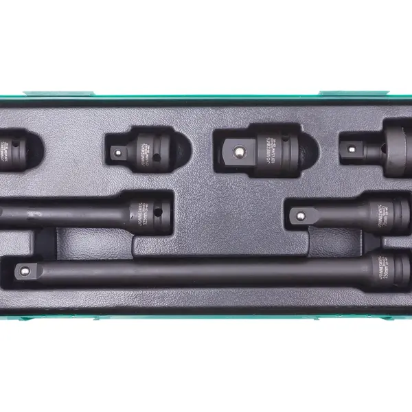 Sada úderových prodloužení a adaptérů, 7 kusů v kazetě - JONNESWAY S03A401SP