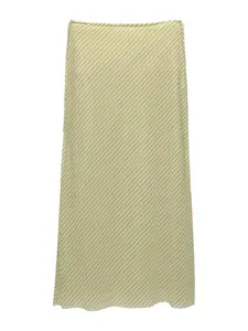 Pull&Bear Sukňa  béžová / svetlozelená