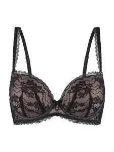 LingaDore Podprsenka  ružová / čierna