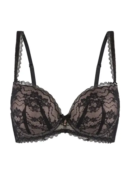 LingaDore Podprsenka  ružová / čierna