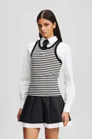Bavlněný top Karl Lagerfeld IKON