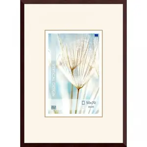 Dřevěný rám tmavě hnědý Avon – 50x70cm