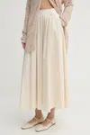 Sukně Pedro del Hierro béžová barva, maxi, áčková, 7599300