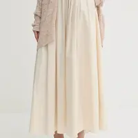 Sukně Pedro del Hierro béžová barva, maxi, áčková, 7599300