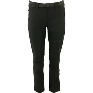 ALPINE PRO PELNA Dámské turistické kalhoty, černá, velikost