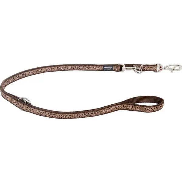 Prepínacie vodítko Red Dingo Bedrock hnedé, šírka: 20 mm