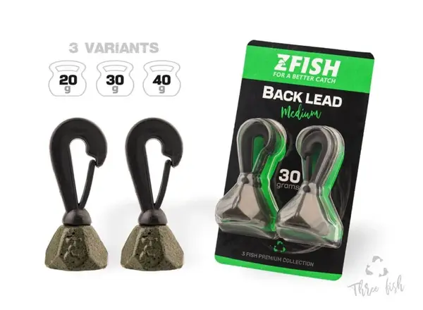Zfish back lead 2 ks - 30 g