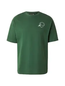 NEW ERA Tričko 'MLB BASEBALL'  tmavozelená / biela