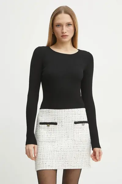 Šaty Morgan RBLOCK bílá barva, mini, RBLOCK