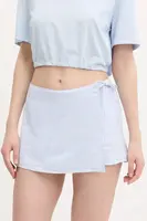 Lněná sukně Hollister Co.