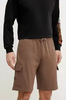 Bavlněné šortky The North Face pánské, hnědá barva, NF0A8C2Z1OI1
