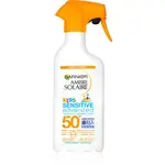 Garnier Ambre Solaire Sensitive Advanced ochranný sprej pre deti SPF 50+ 270 ml