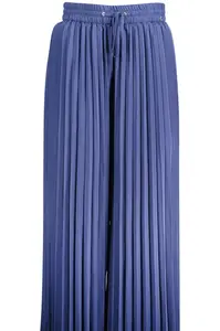 Dámské modré plisované kalhoty GUESS