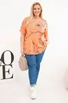Kesi dámsky Plus Size top s krátkymi rukávmi