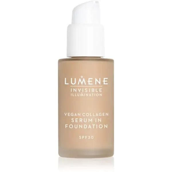 Lumene Invisible Illumination Vegan Collagen Serum in Foundation lehký make-up s vyživujícím účinkem SPF 30 4 30 ml