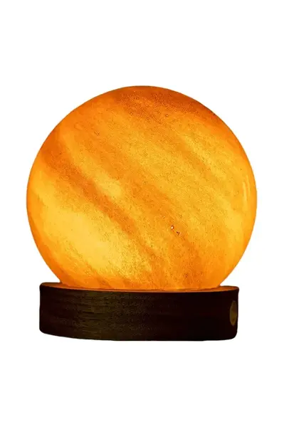 Dekorace Gingko Design AstraGlass Light S béžová barva