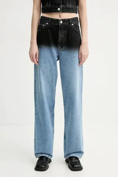 Bavlněné džíny Moschino Jeans medium waist, 0309 3719