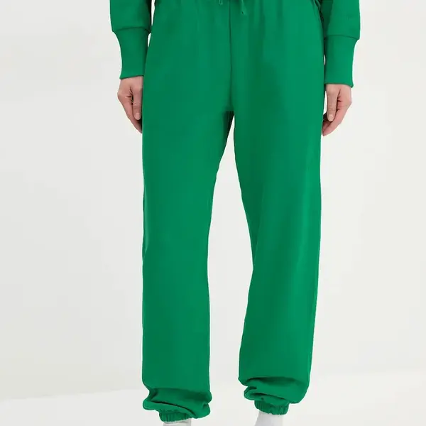 Bavlněné tepláky adidas ALL SZN zelená barva, JD4724