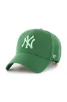 Kšiltovka 47 brand MLB New York Yankees zelená barva, hladká, B-MVPSP17WBP-RN