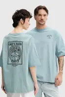 Bavlněné tričko Kaotiko šedá barva, AQ049-01-G002