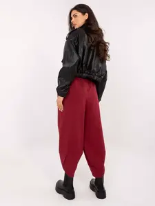 Bordové tepláky 7/8