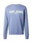 Pepe Jeans Mikina  modrosivá / biela