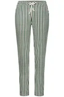 s.Oliver Pyžamové nohavice  svetlozelená / tmavozelená / biela