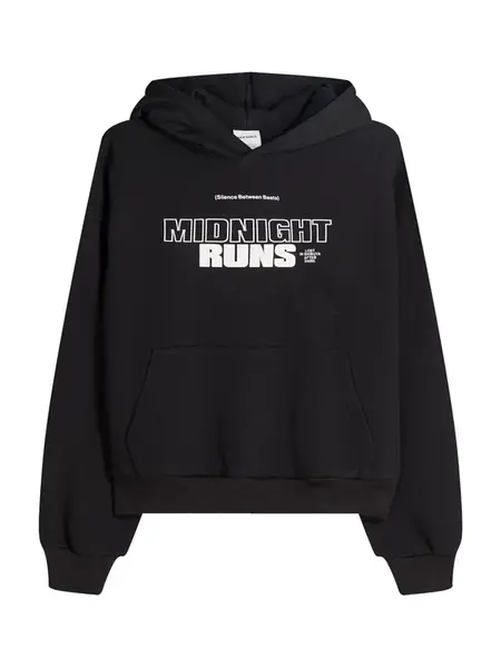 Bershka Mikina  čierna / biela