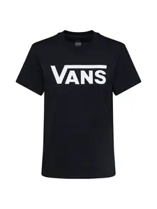 VANS Tričko 'FLYING V'  čierna / biela