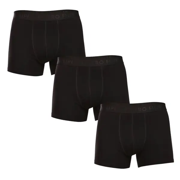 Pietro Filipi 3PACK pánské boxerky černé (3BCL001) M
