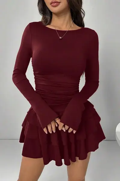 Dewberry vrstvené mini šaty