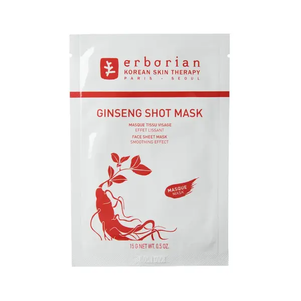 Erborian Pleťová maska Ginseng Shot Mask Face Sheet Mask 15 g