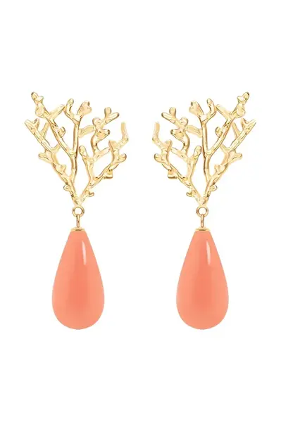 Pozlacené náušnice Lilou 253/46/KOL/KOR/PO