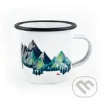 Smaltovaný hrnek Hory