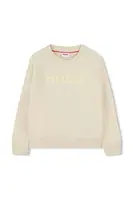 Dětská mikina HUGO béžová barva, s aplikací, G00350