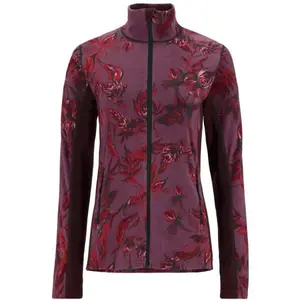 KARI TRAA THALENA Dámská fleecová mikina, vínová, velikost