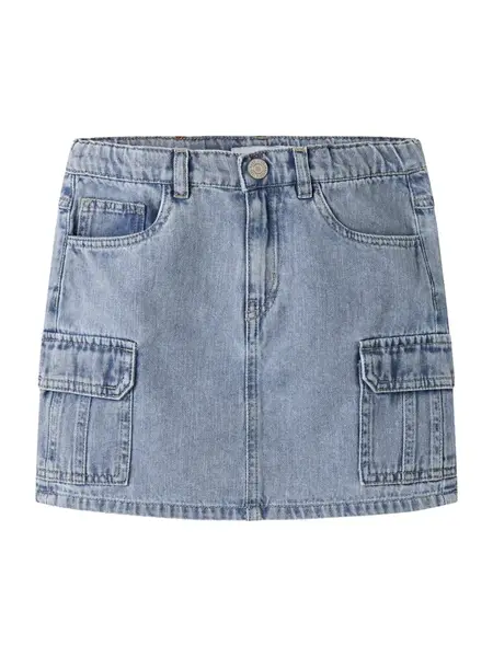NAME IT Sukňa  modrá denim
