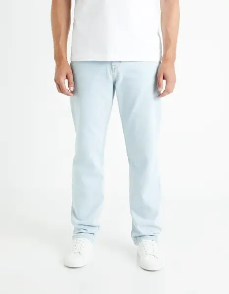 Svetlomodré pánske rifle Celio Foloose