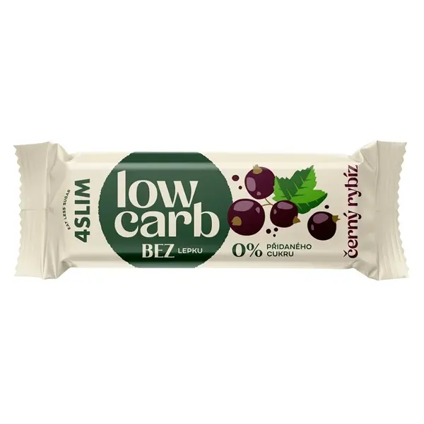 4SLIM Low carb tyčinka černý rybíz 35 g