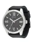 GUESS Analógové hodinky 'Elliot'  čierna / strieborná