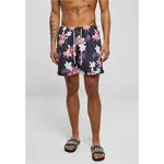 Patterned swimsuit shorts dark jungle aop