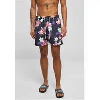 Patterned swimsuit shorts dark jungle aop