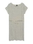 VERO MODA Šaty 'VMHOLLI'  nebielená / námornícka modrá