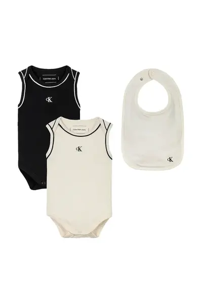 Kojenecké body Calvin Klein Jeans 2-pack IN0IN00183