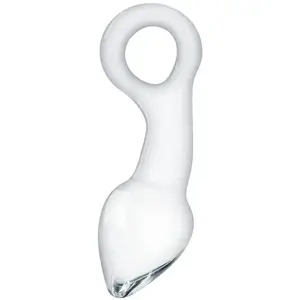 Sklenený análny kolík Glass Ring