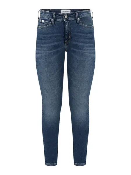 Calvin Klein Jeans Džínsy  modrá denim / biela