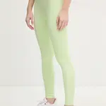 Tréninkové legíny Calvin Klein Performance zelená barva, hladké, LVGWS5L612