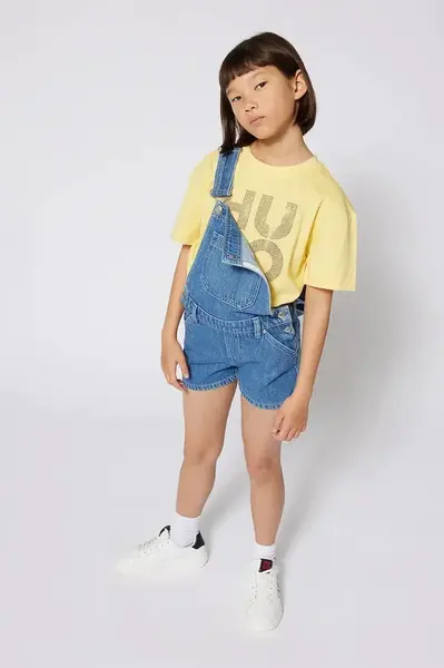 Dětské bavlněné tričko HUGO