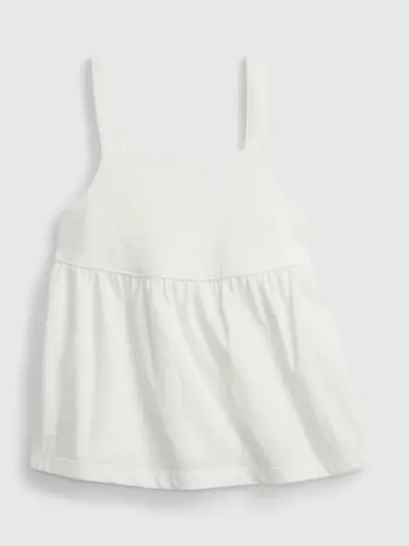 GAP Dětský top peplum knit tank - Holky