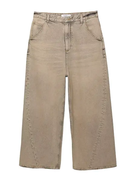 Pull&Bear Džínsy  kamenná